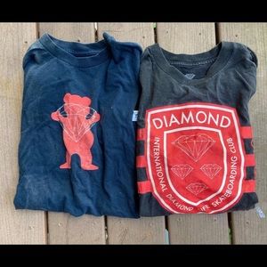 Mens Diamond Supply Co x Grizzly Shirt Bundle